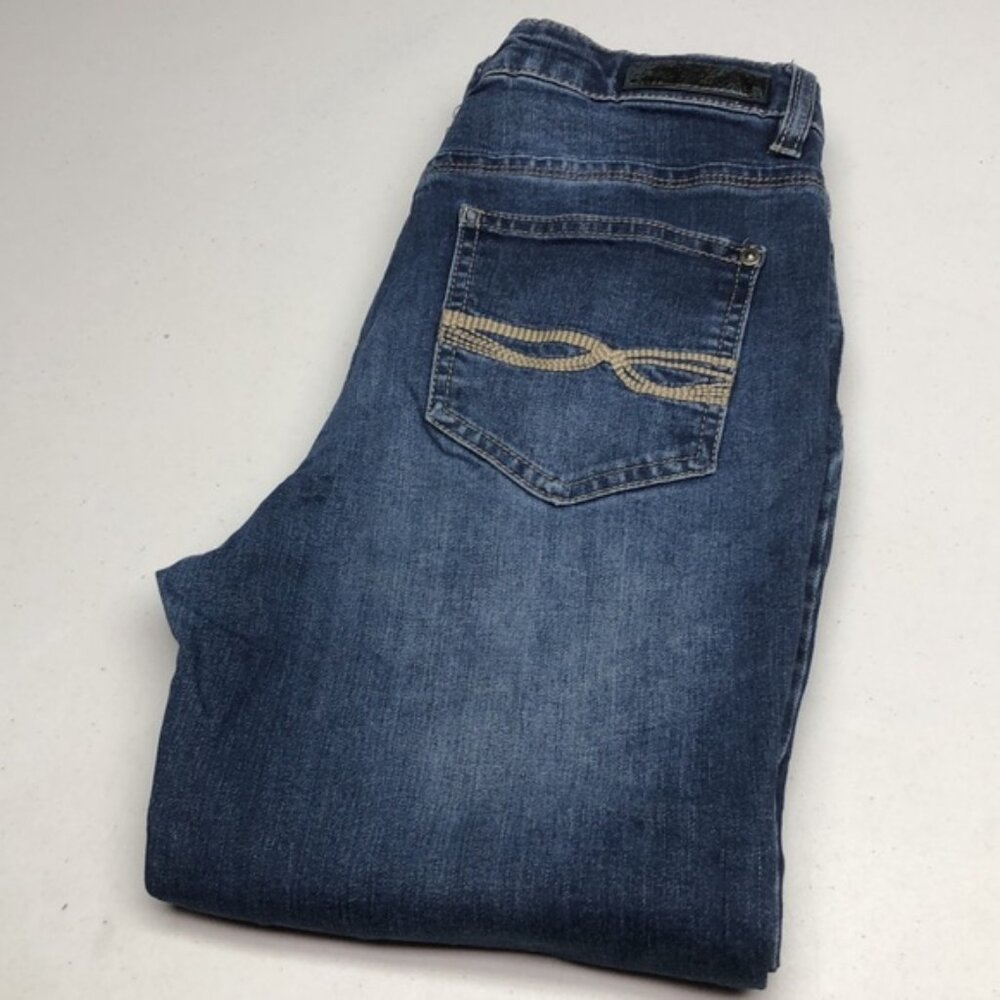 DAVID BITTON MISHA MID-RISE STRAIGHT STRETCH JEANS 4/27x30 ⭐️